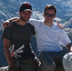 Sean and Dylan at the summit of Half Dome.