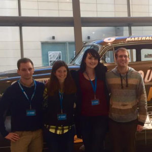 Dylan, Ashley, Becca, and Steven at the NASCAR Hall of Fame